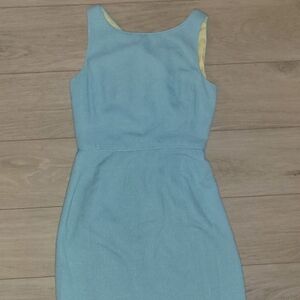 Lilly Pulitzer Tweed, size 4, fitted dress, light blue